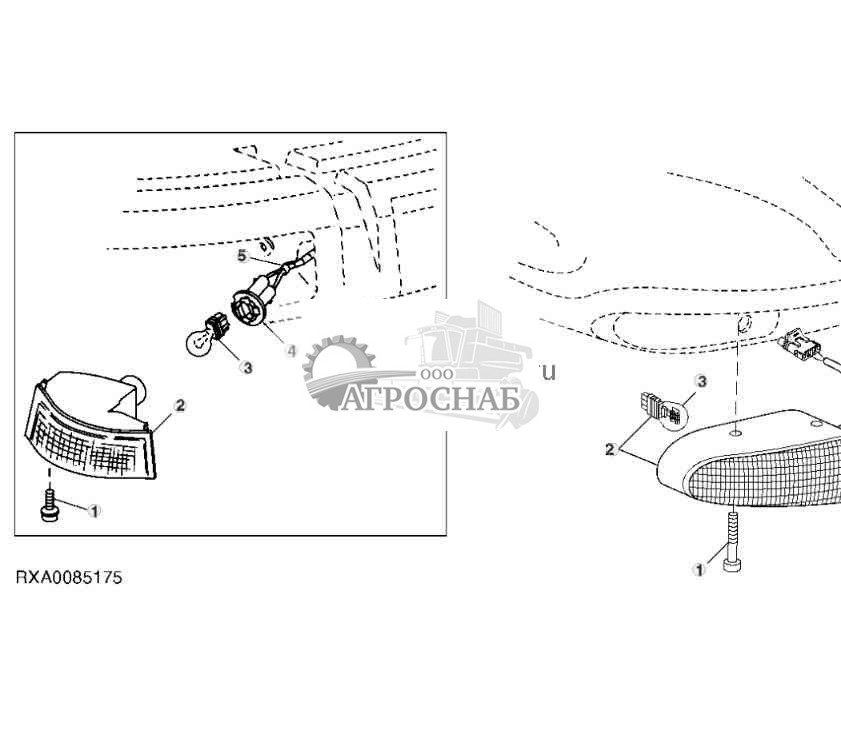 WarningTurning Light Roof, Cab 